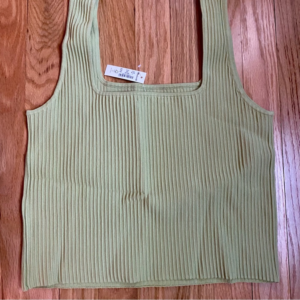 Square neck ribbed tank - Picture 2 of 3